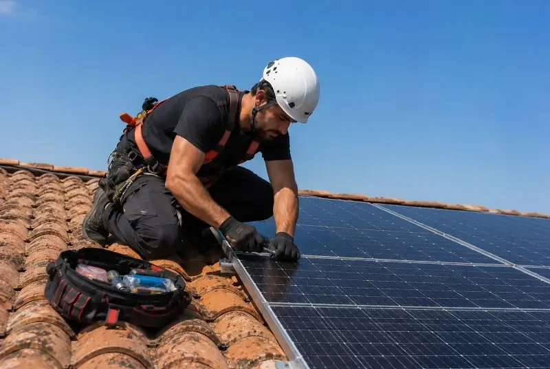 Maintenance et monitoring de panneaux solaires à Bastennes
